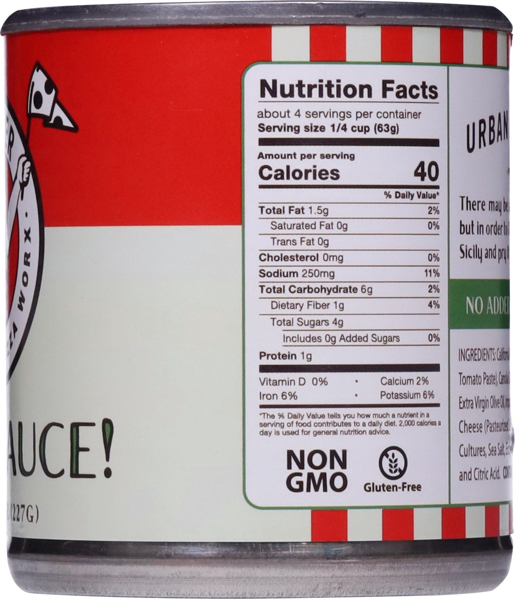 slide 3 of 14, Urban Slicer Pizza Sauce 8 oz, 8 oz
