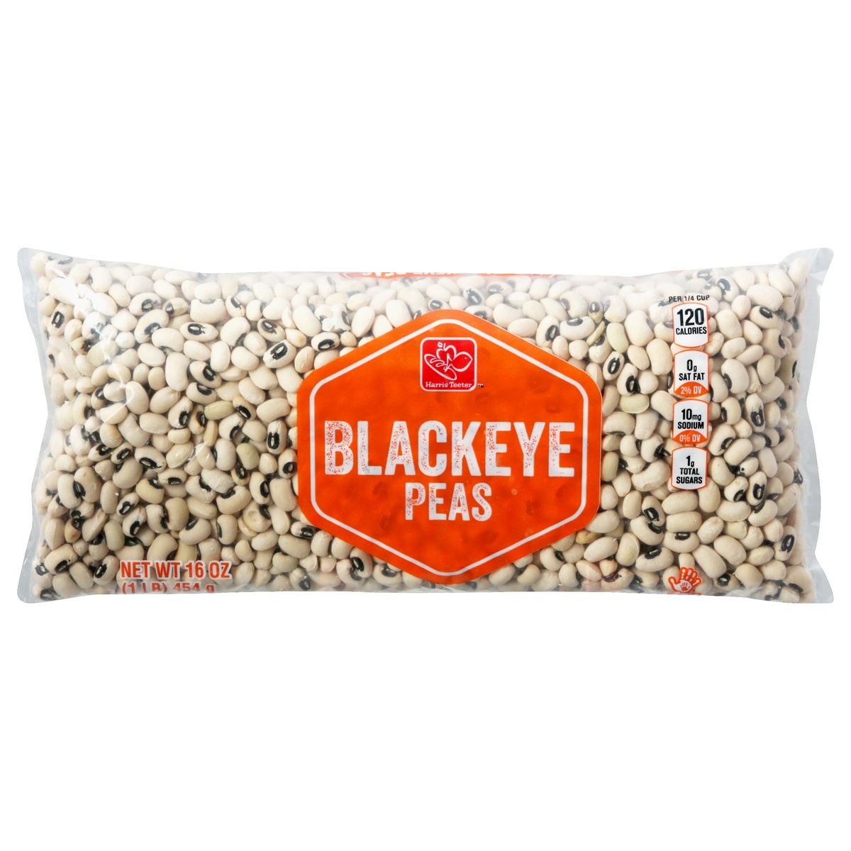 slide 1 of 10, Harris Teeter Dry Blackeye Peas, 16 oz