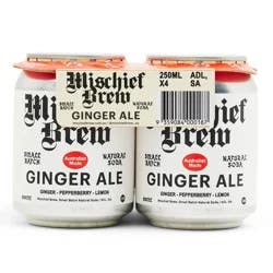 Mischief Brew Ginger Ale 8.5 oz Cans