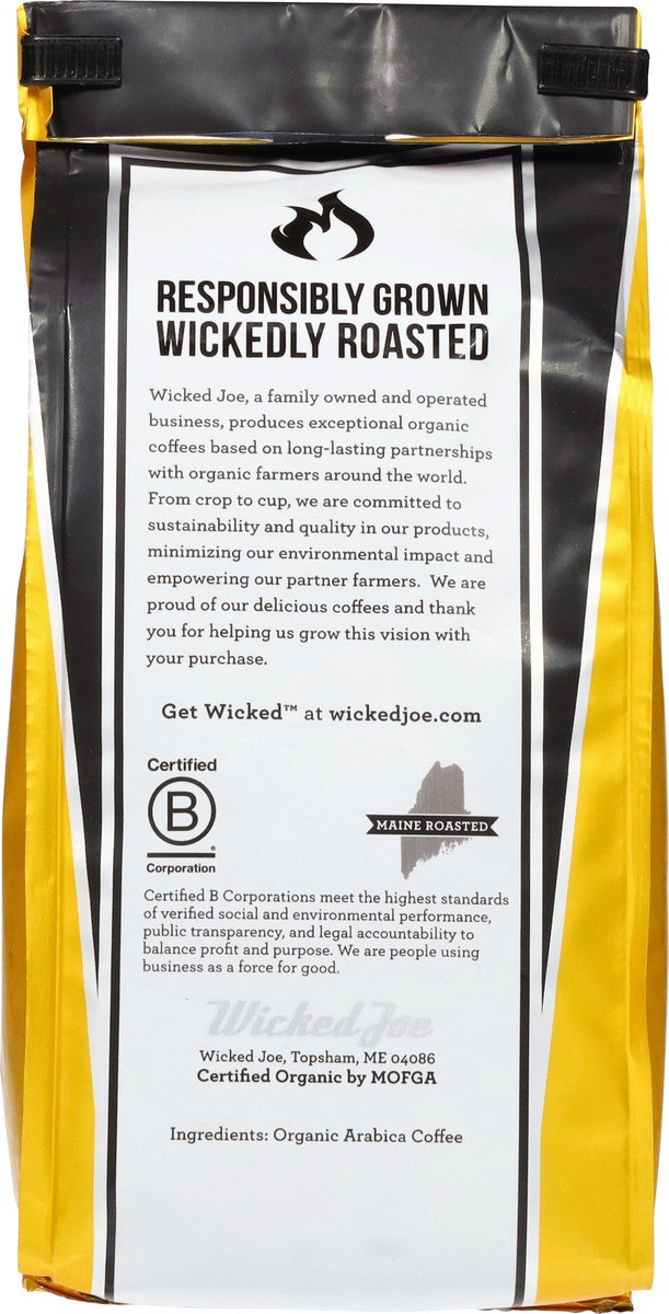 slide 3 of 12, Wicked Joe Coffee Co. Organic Ground Medium Roast Breakfast Blend Coffee 12 oz, 12 oz