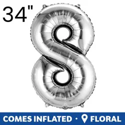 Burton + Burton Number 8 Shape Balloon