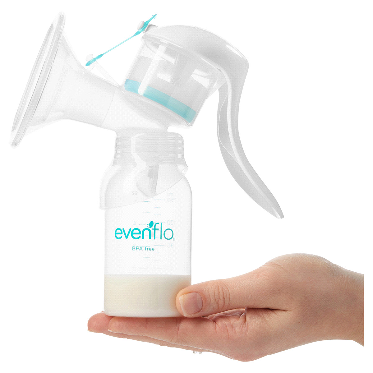 slide 3 of 5, Evenflo Breastfeeding Manual Breast Pump, 1 ct