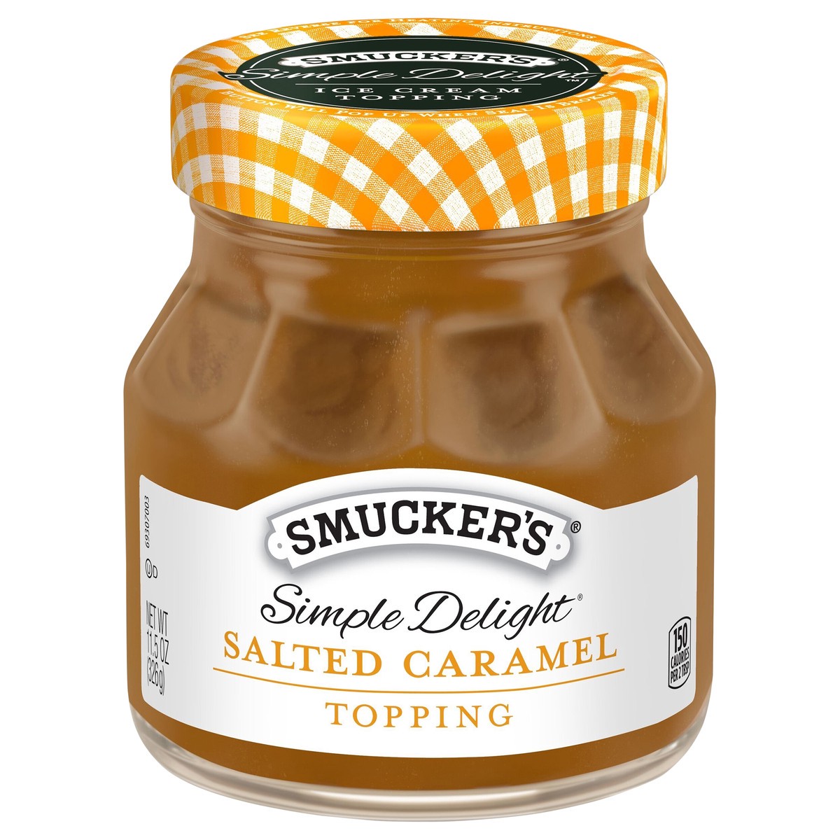 slide 1 of 6, Smucker's Simple Delight Salted Caramel Topping, 11.5 Ounces, 11.5 oz