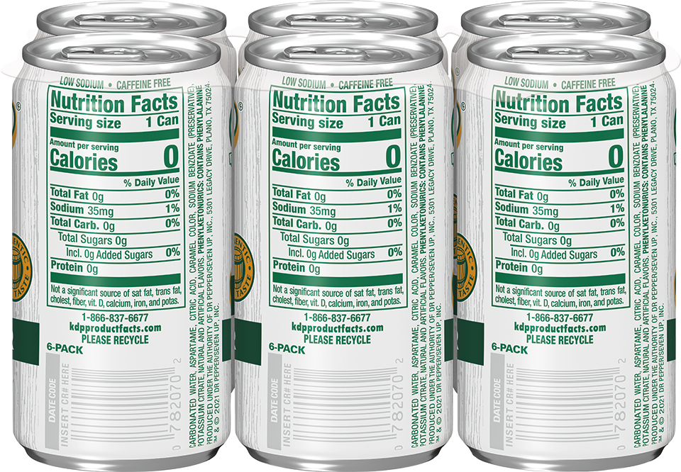 slide 4 of 5, Vernors Zero Sugar Ginger Soda, 7.5 fl oz cans, 6 pack, 6 ct