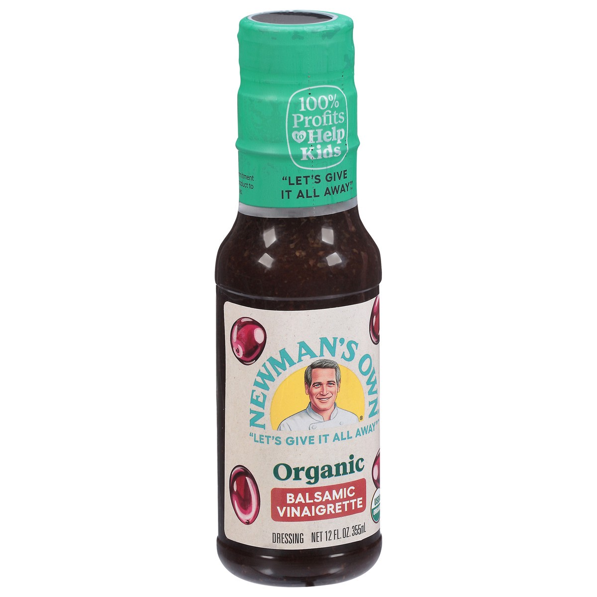 slide 3 of 9, Newman's Own Organic Balsamic Vinaigrette Dressing 12 fl oz, 12 fl oz