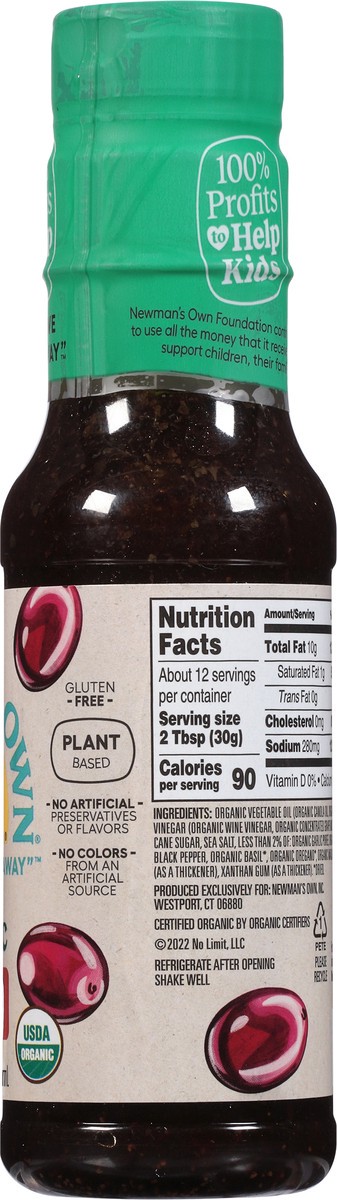slide 8 of 9, Newman's Own Organic Balsamic Vinaigrette Dressing 12 fl oz, 12 fl oz