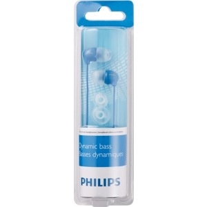 slide 1 of 1, Philips In-Ear Headphones Music Colors, Blue, 1 pair