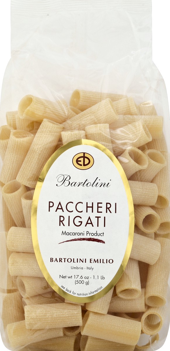 slide 1 of 5, Bartolini Paccheri Rigati - 17.6 oz, 17.6 oz