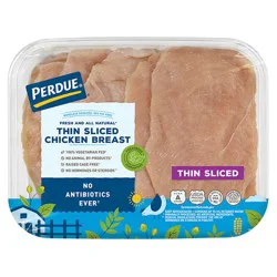 PERDUE Fresh Thin Sliced Boneless Skinless Chicken Breast - 1.00 LB