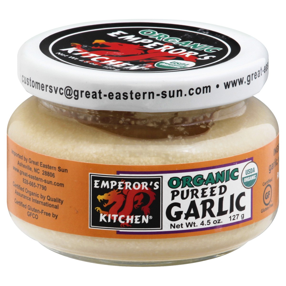 slide 2 of 9, Emperors Kitchen Organic Minced Garli, 4.5 oz