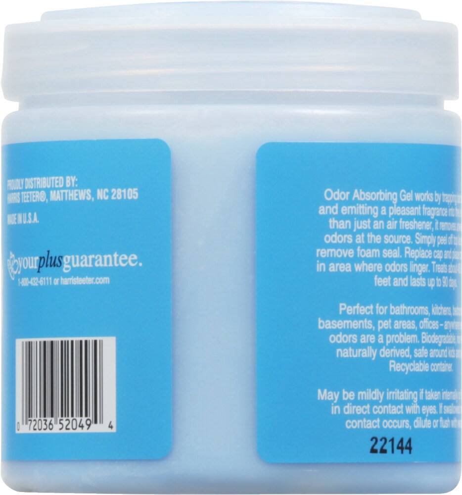 slide 4 of 5, Harris Teeter Your Home™ Fresh Cotton Odor Absorbing Gel, 15 oz