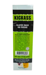 Kickass Sausage With Jalapeno Cheese Snack Sticks