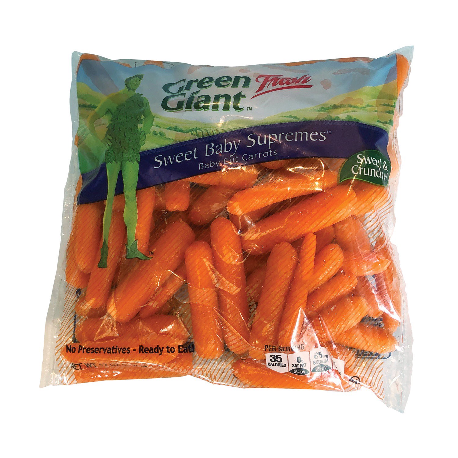 slide 1 of 6, Green Giant Sweet Baby Supreme Carrots, 12 oz