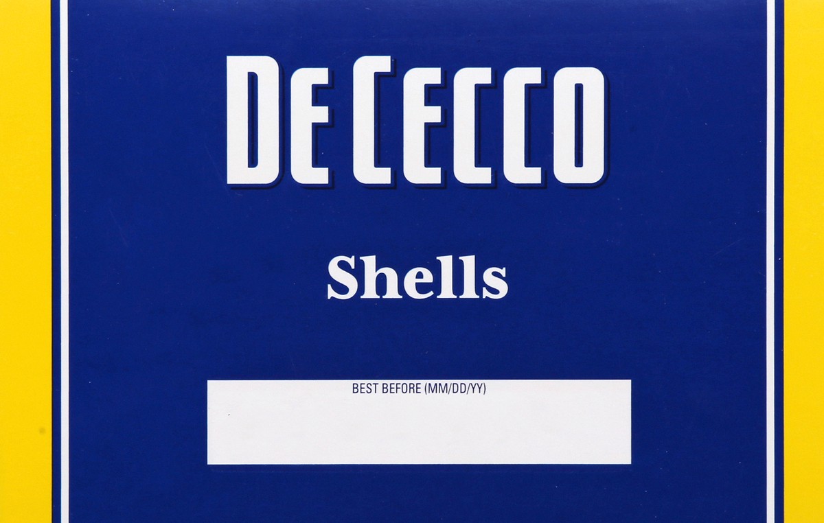 slide 5 of 13, De Cecco Shells, 16 oz