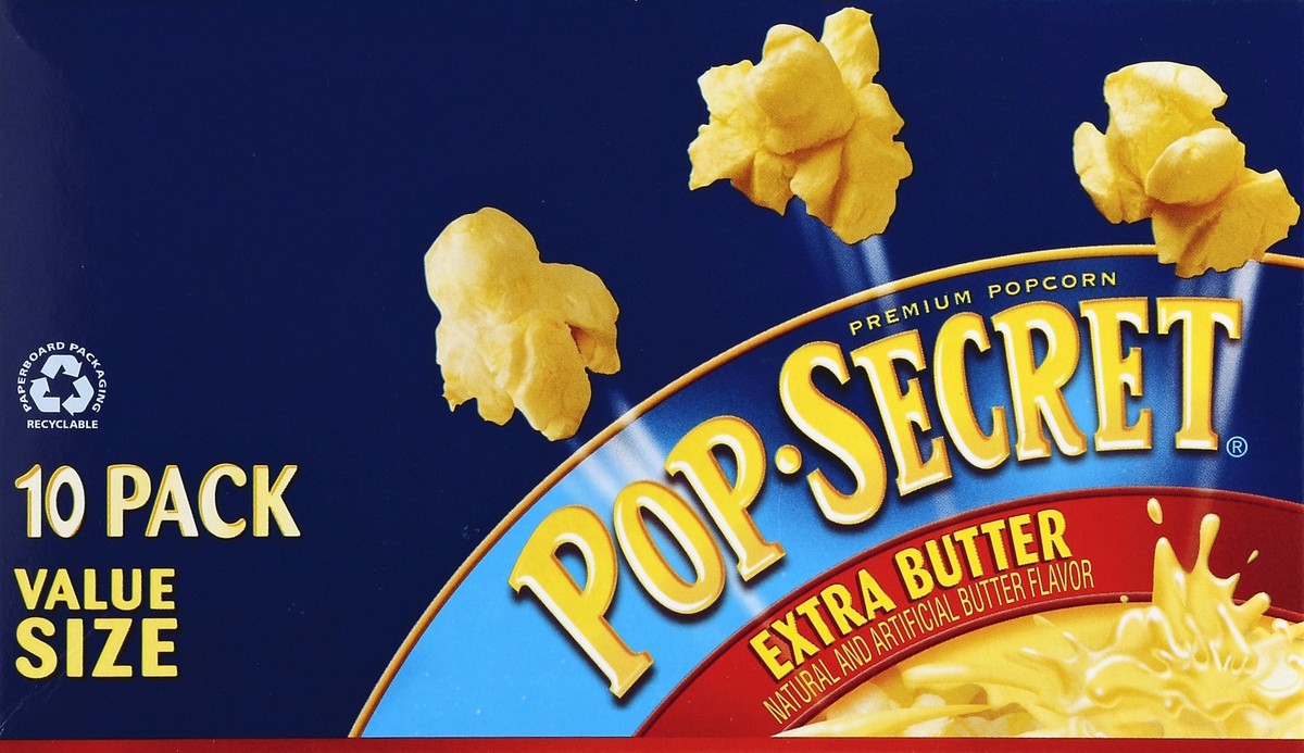 slide 5 of 6, Pop-Secret Microwave Popcorn Extra Butter Flavor - 3.2oz/12ct, 12 ct; 3.2 oz