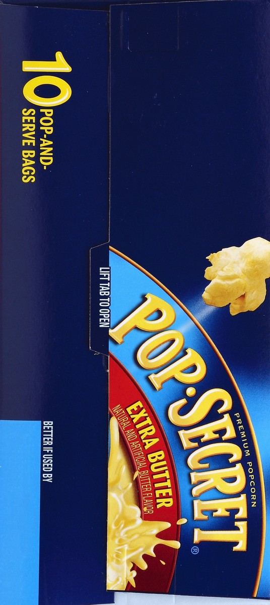 slide 6 of 6, Pop-Secret Microwave Popcorn Extra Butter Flavor - 3.2oz/12ct, 12 ct; 3.2 oz