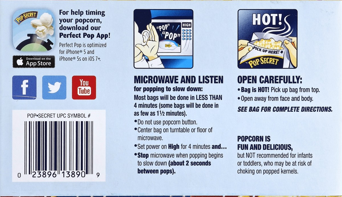 slide 2 of 6, Pop-Secret Microwave Popcorn Extra Butter Flavor - 3.2oz/12ct, 12 ct; 3.2 oz