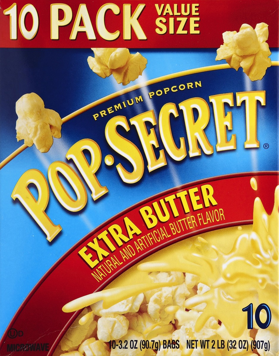 slide 3 of 6, Pop-Secret Microwave Popcorn Extra Butter Flavor - 3.2oz/12ct, 12 ct; 3.2 oz