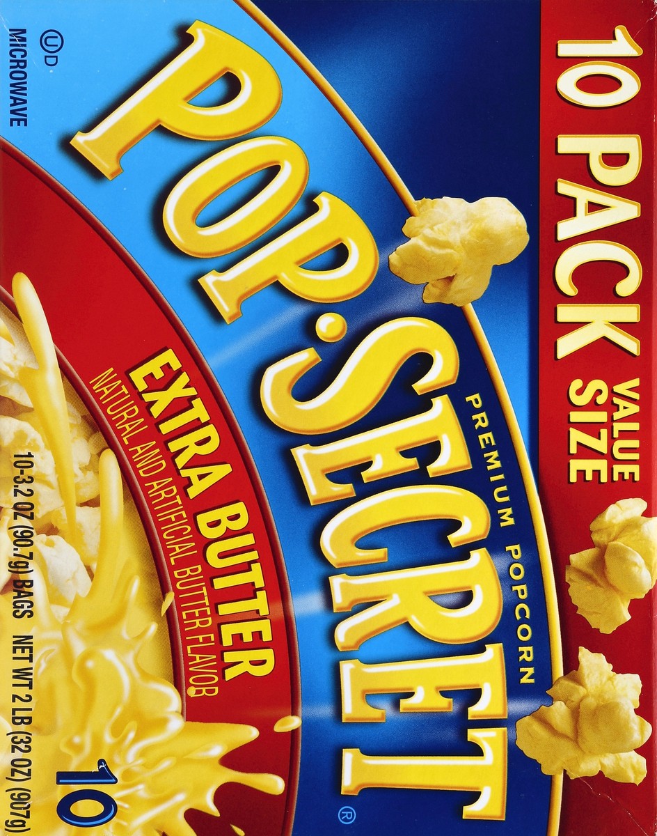 slide 4 of 6, Pop-Secret Microwave Popcorn Extra Butter Flavor - 3.2oz/12ct, 12 ct; 3.2 oz