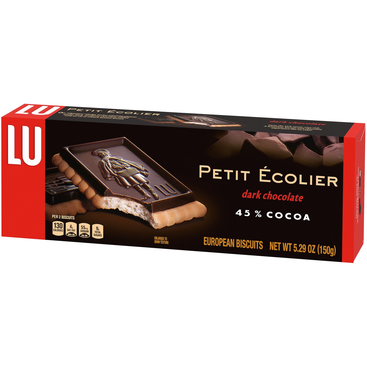 slide 2 of 11, LU Le Petit Écolier Dark Chocolate, 5.29 oz