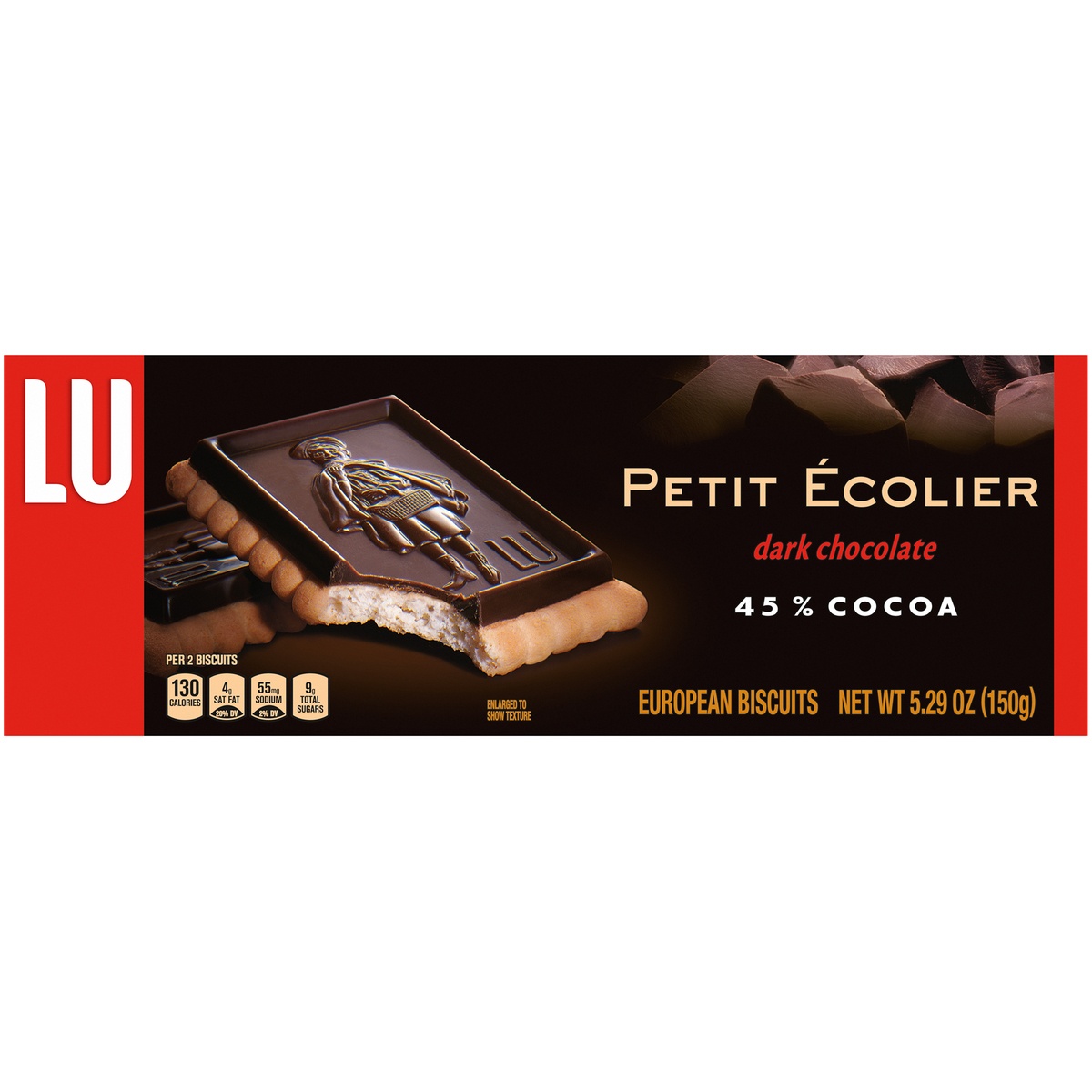 slide 9 of 11, LU Le Petit Écolier Dark Chocolate, 5.29 oz
