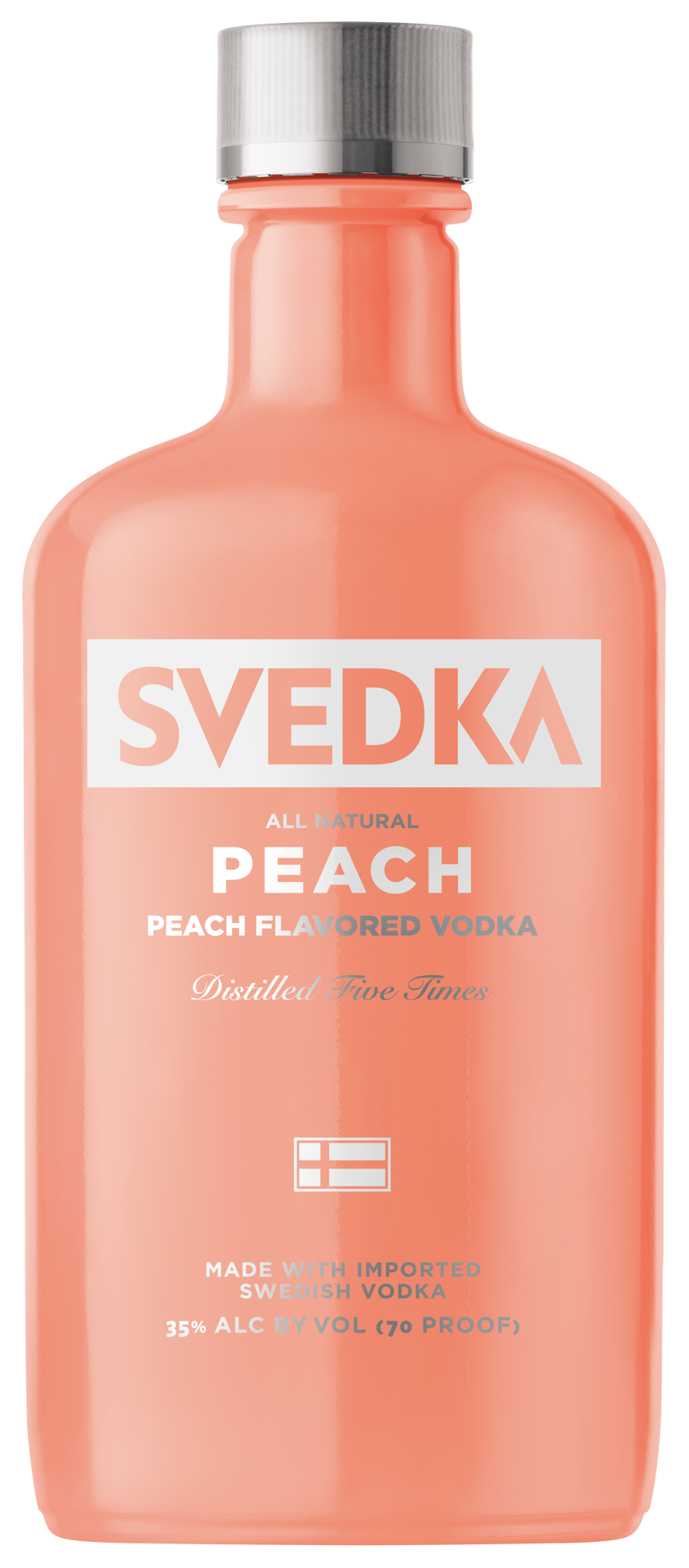 slide 1 of 1, SVEDKA Peach Flavored Vodka, 200 mL Plastic Bottle, 70 Proof, 6.76 fl oz