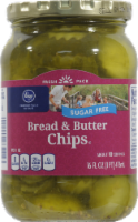 slide 1 of 1, Kroger Bread & Butter Pickle Chips - Sugar-Free, 16 oz