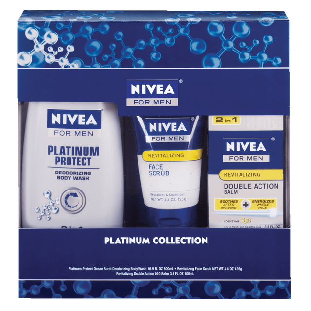 slide 1 of 1, Nivea Mens Body Washface Gift, 1 ct