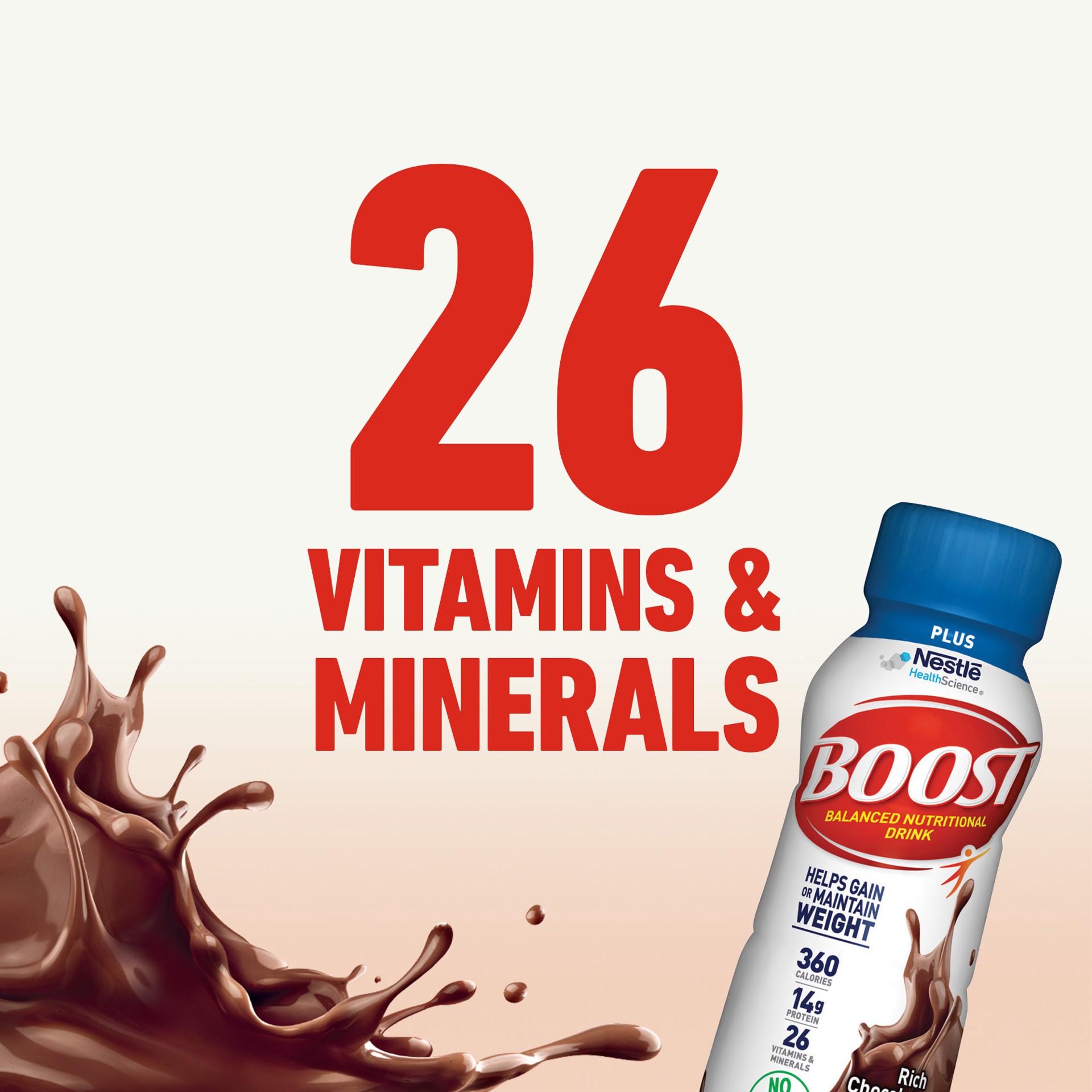 slide 2 of 5, Boost Plus Nutritional Drink Protein Shakes, Rich Chocolate, 8 fl oz, 6 Pack, 8 fl oz