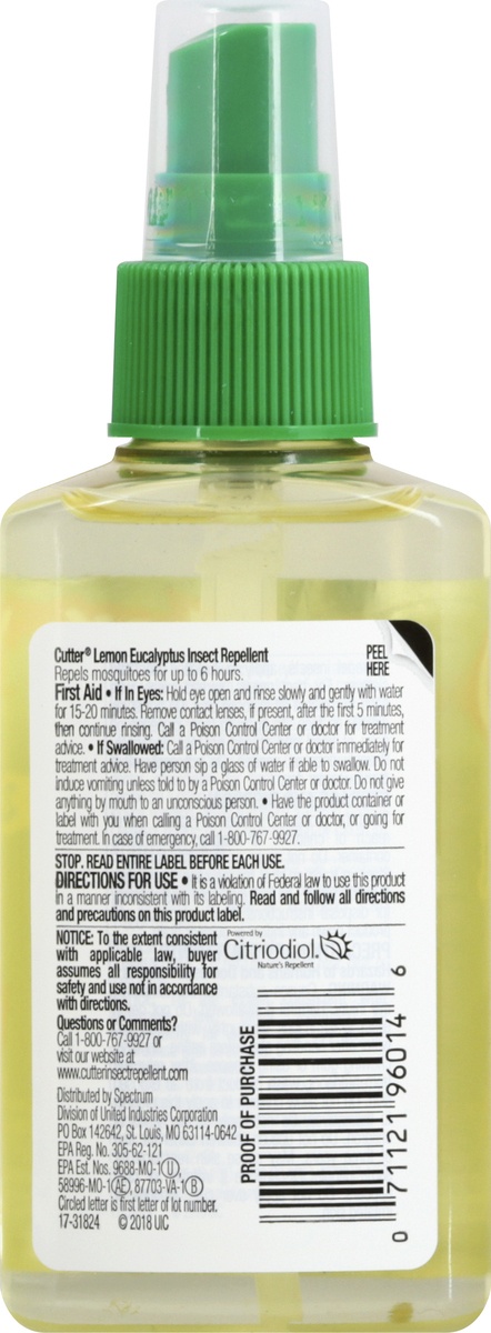 slide 9 of 9, Cutter Pump Lemon Eucalyptus Insect Repellent, 4 oz