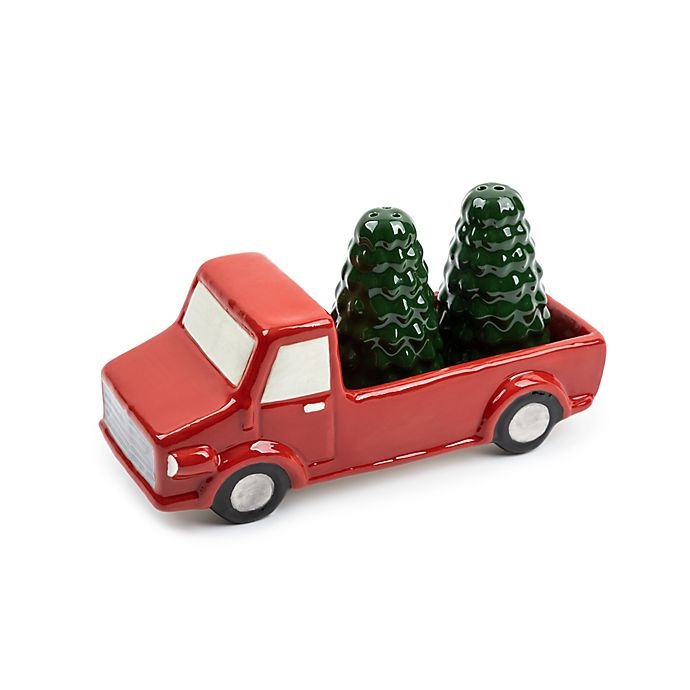 slide 1 of 2, Core Kitchen Farm Truck Salt and Pepper Shaker Set - Red/Green, 3 ct