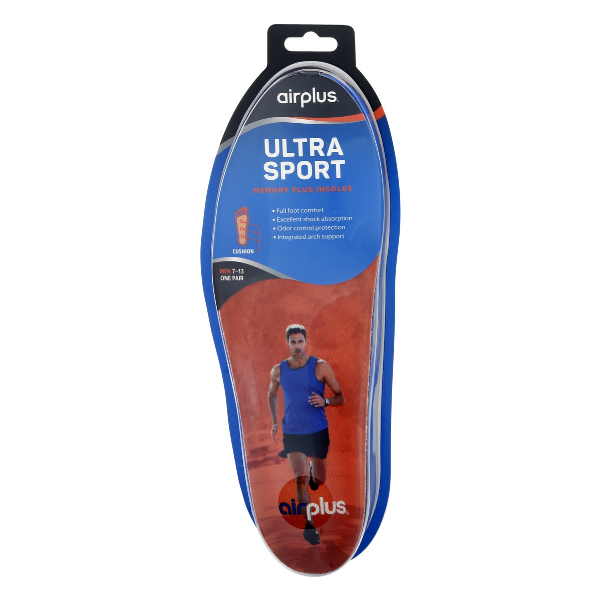 slide 1 of 9, Airplus Ultra Sport Men's Shoe Insole, 1 ct