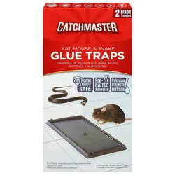 Catchmaster Rat, Mouse, & Snake Glue Traps - 2 ea
