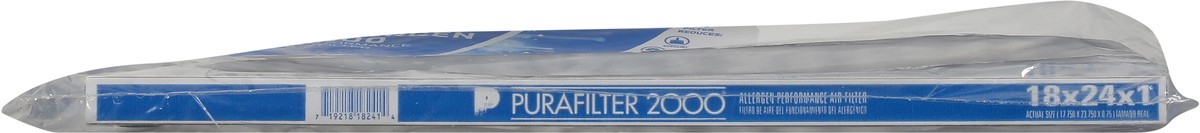 slide 9 of 9, Purafilter 2000 Performance Allergen 8000 Air Filter 1 ea, 1 ct