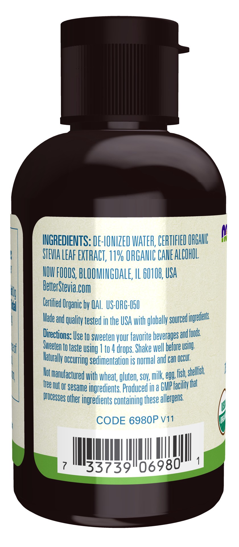 slide 4 of 4, NOW Foods BetterStevia Liquid, Organic - 2 fl. oz., 2 fl oz