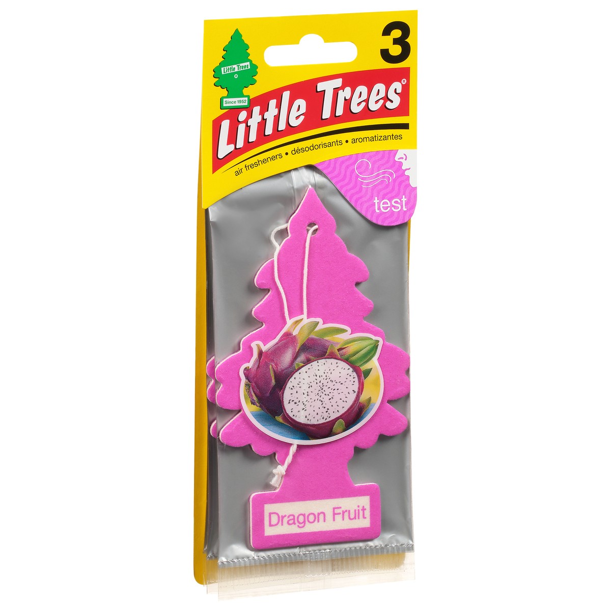 slide 13 of 13, Little Trees Dragon Fruit Air Fresheners 3 ea, 3 ct