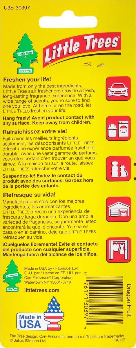 slide 11 of 13, Little Trees Dragon Fruit Air Fresheners 3 ea, 3 ct