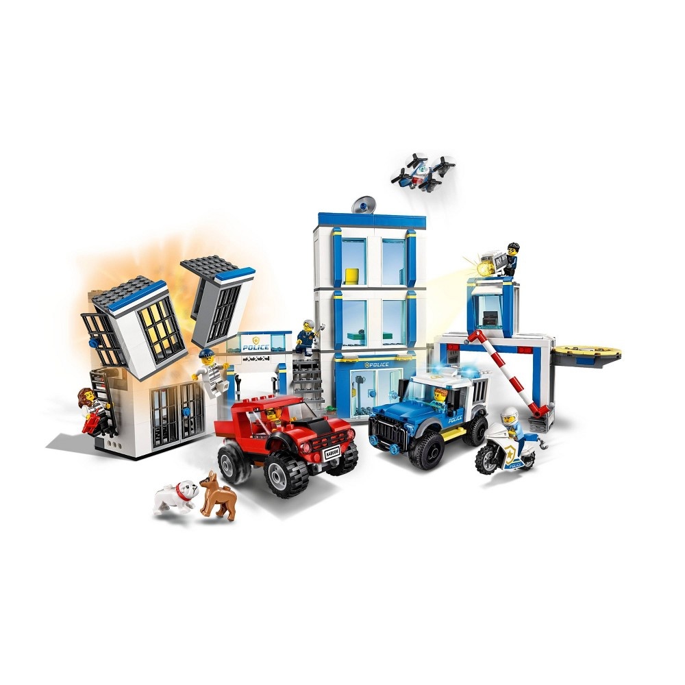 slide 2 of 7, LEGO City Police Station 60246 Fun Building Set for Kids, 1 ct