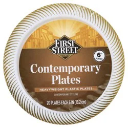 First Street 6In Contemporary Plates