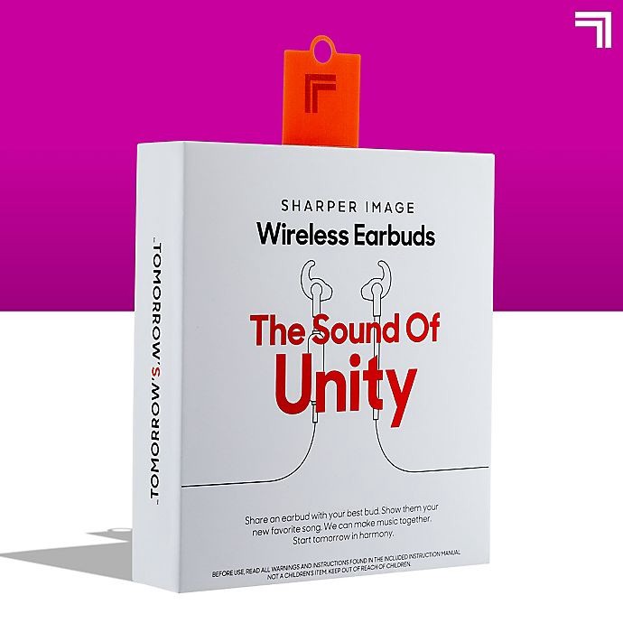 slide 9 of 10, Sharper Image The Sound Of Unity Wireless Earbuds - Neon Pink, 1 ct