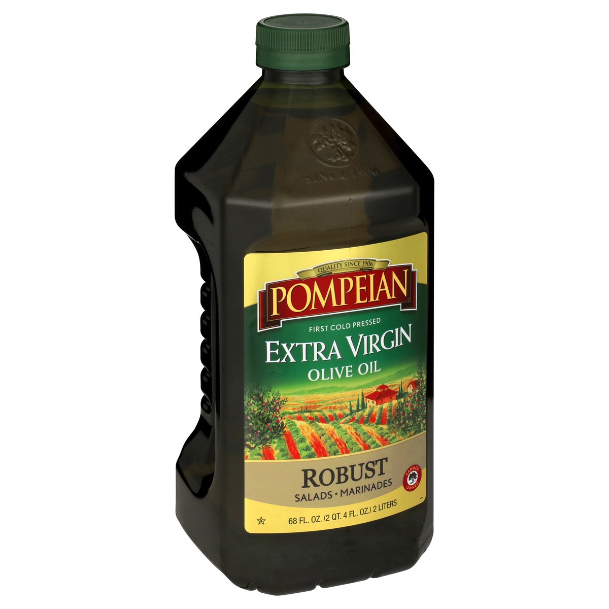 slide 2 of 9, Pompeian 68 oz Pompeian Robust Extra Virgin Olive Oil, 68 fl oz