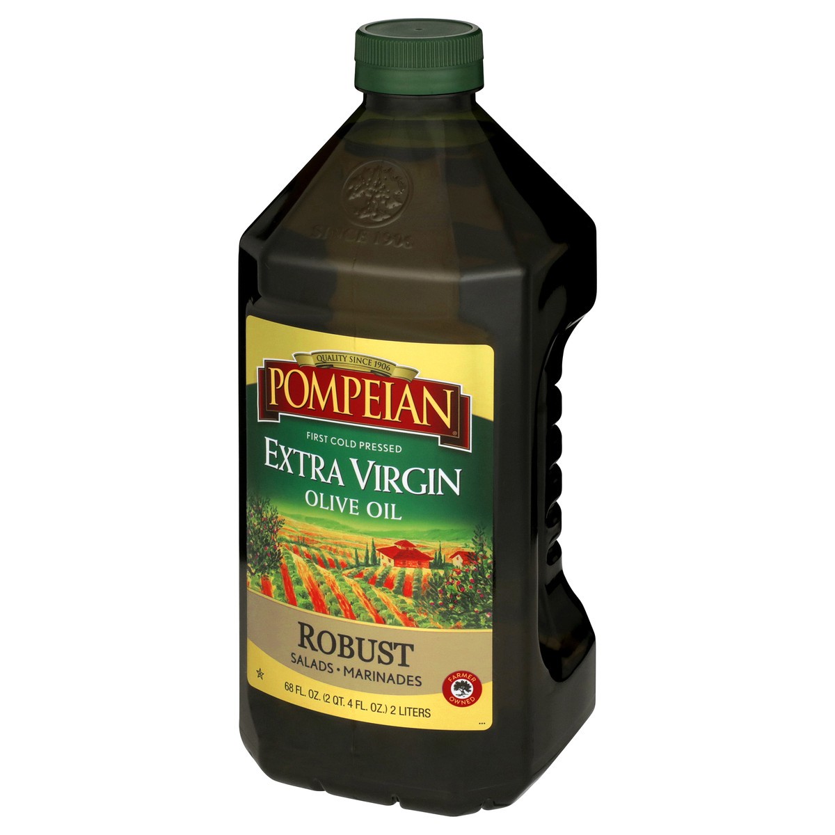 slide 3 of 9, Pompeian 68 oz Pompeian Robust Extra Virgin Olive Oil, 68 fl oz