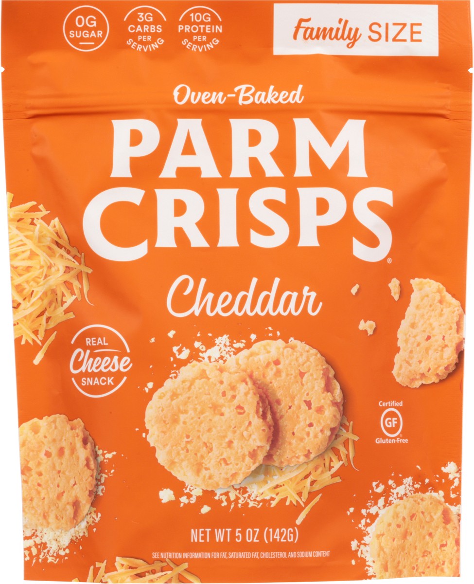 slide 11 of 11, Parm Crisps Cheddar Cheese Snacks 5 oz, 5 oz