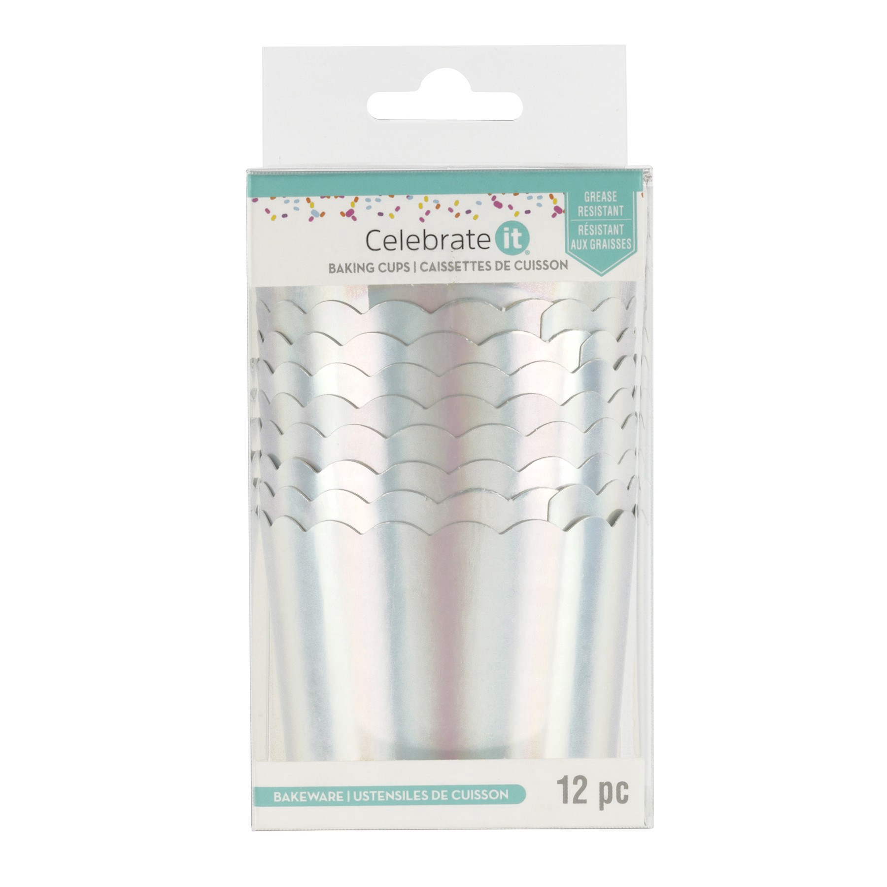 slide 3 of 3, Iridescent Baking Cups By Celebrate It, 12ct., 12 ct
