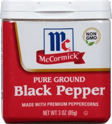 McCormick Pure Ground Black Pepper 3 oz
