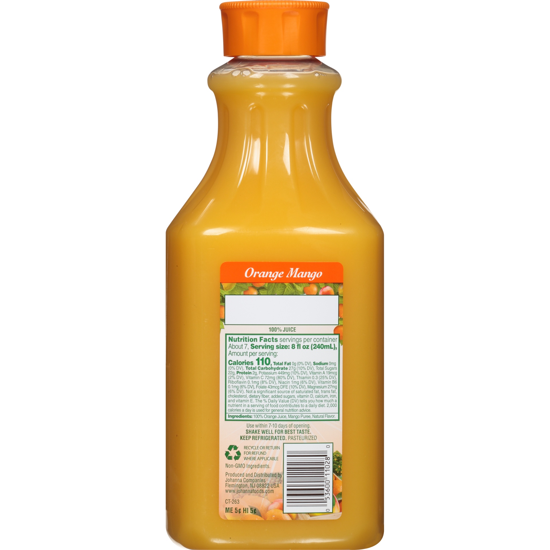 slide 6 of 8, Tropicana Tree Ripe Oj Mango Blend, 52 oz