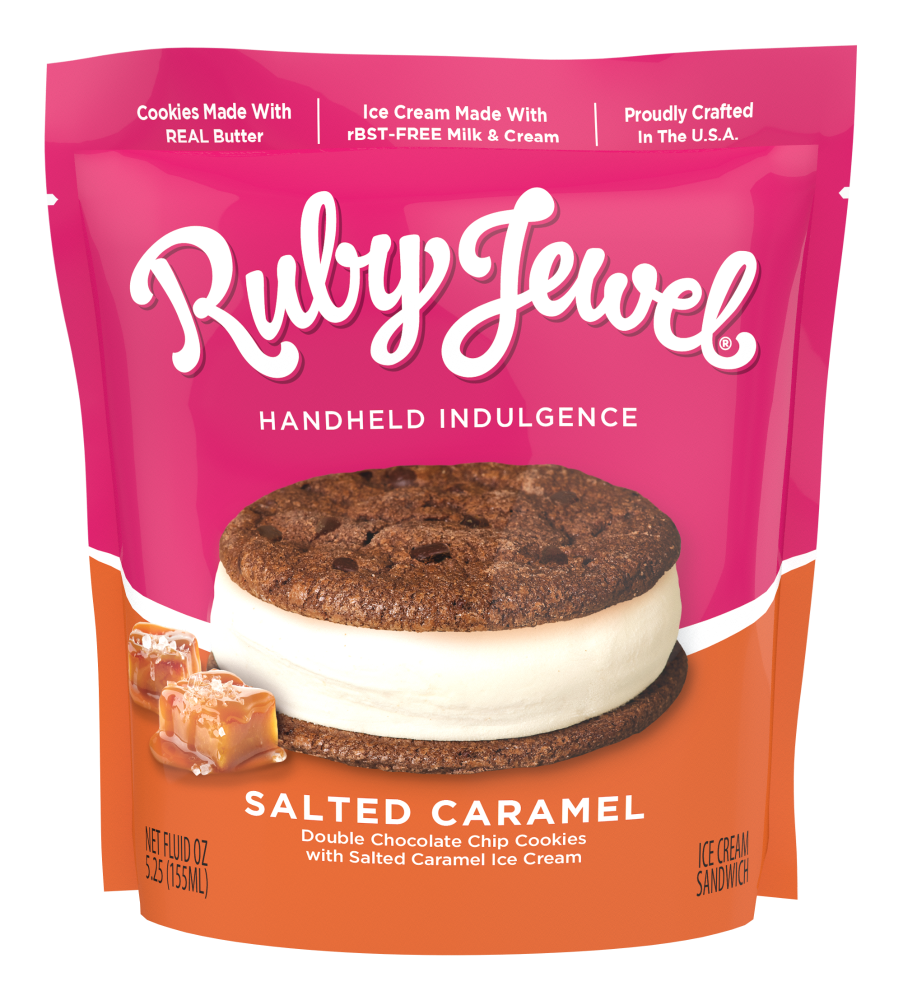slide 1 of 2, Ruby Jewel Ice Cream Cookies Chocolate Salted Caramel, 5.25 oz