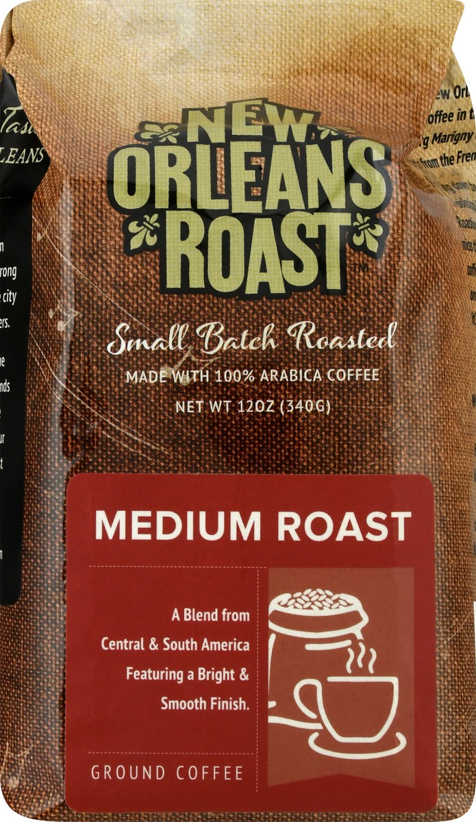 slide 11 of 11, New Orleans Roast Nor Medium Roast Bag - 12 oz, 12 oz