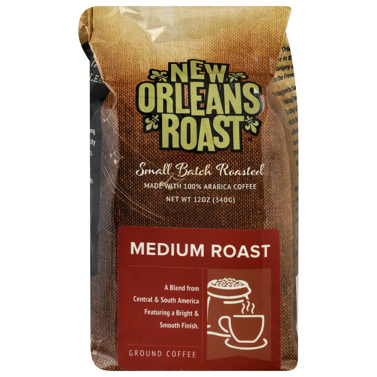 slide 8 of 11, New Orleans Roast Nor Medium Roast Bag - 12 oz, 12 oz