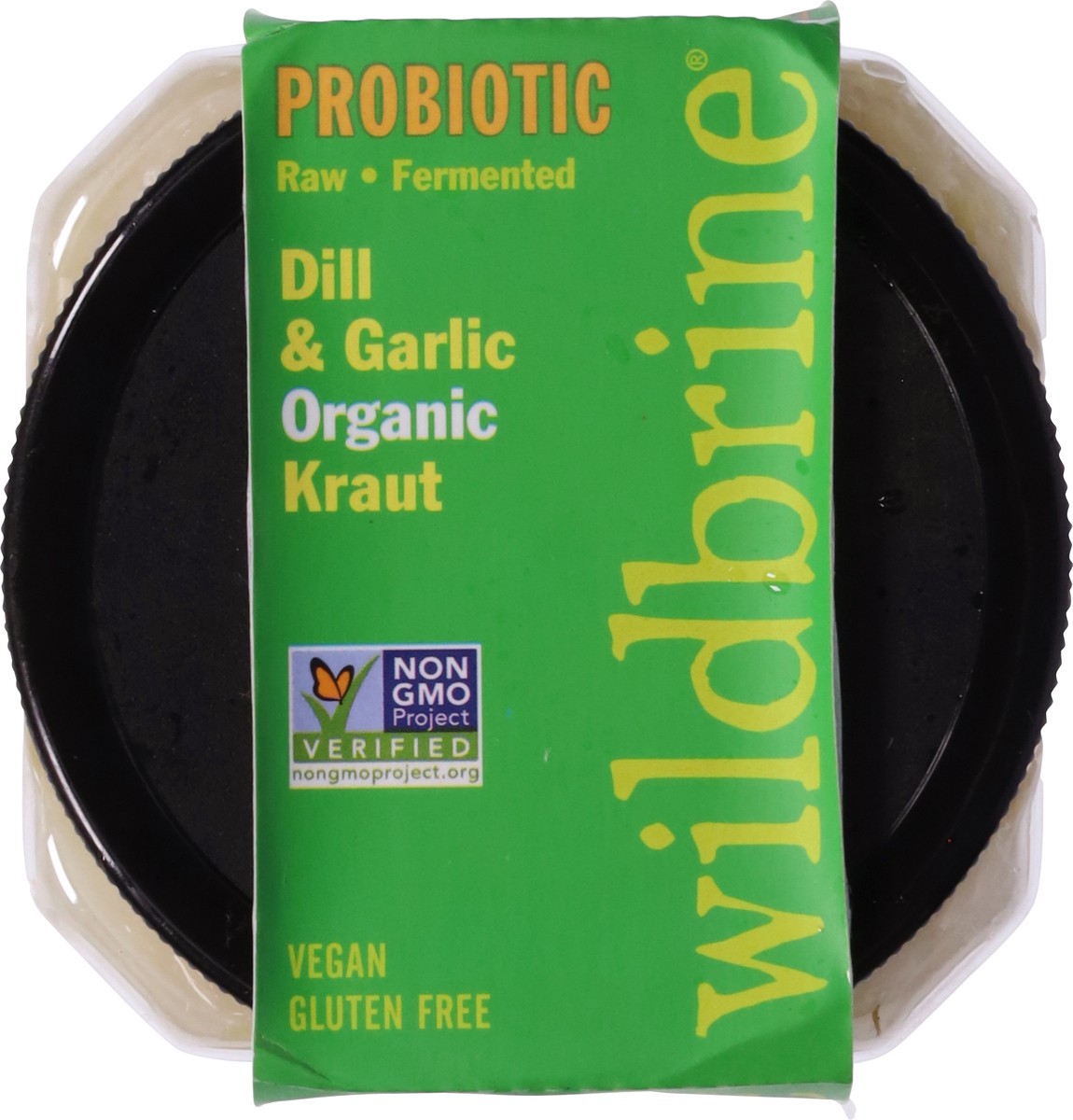 slide 4 of 9, Wildbrine Probiotic Organic Dill & Garlic Kraut 18 oz, 18 oz